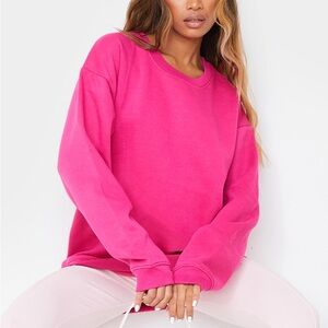 Mondetta Fuchsia Sweatshirt for Women size large rayon blend